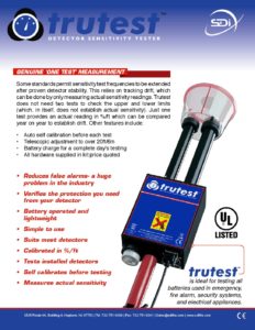 Trutest Product Sheet - SDi Fire