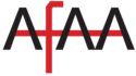red and black AFAA logo
