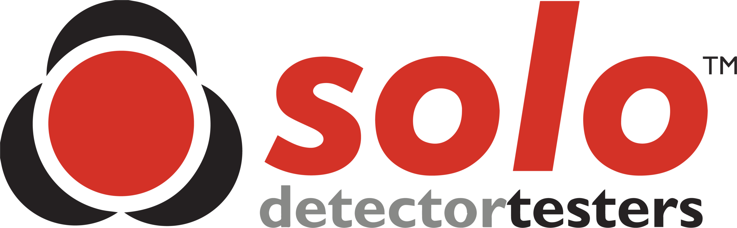red and black solo 365 detector testers logo