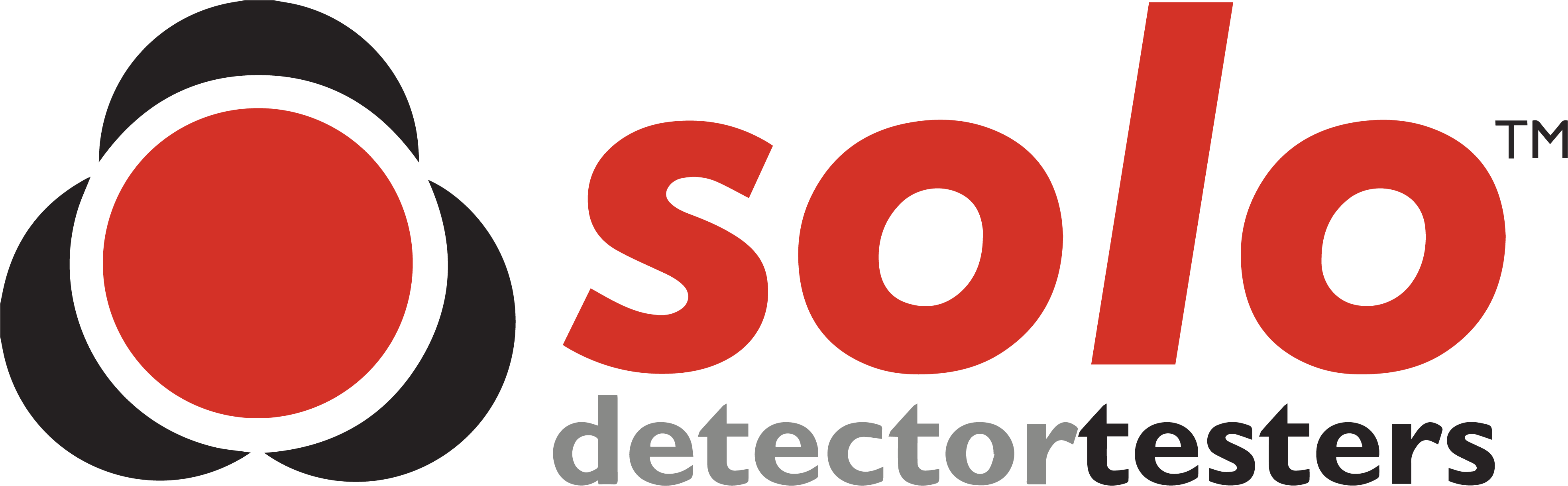 red and black solo 365 detector testers logo