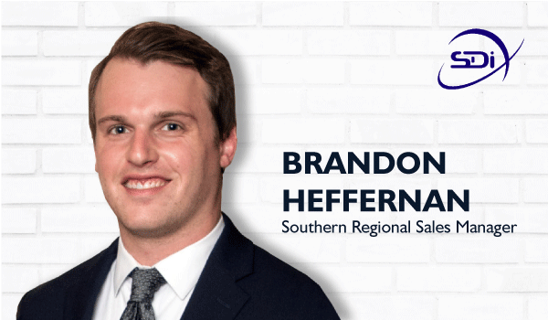 Brandon Heffernan, Southern Regional Sales Manager and SDi logo