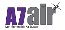 A7 air logo in purple and grey