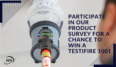 participate in our product survey for a chance to win a testifire 1001