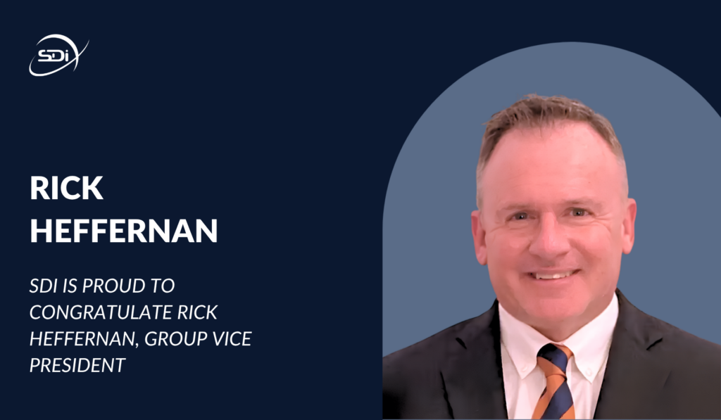 Rick Heffernan leadership announcement header for SDi Fire webinar and testing solutions newsletter